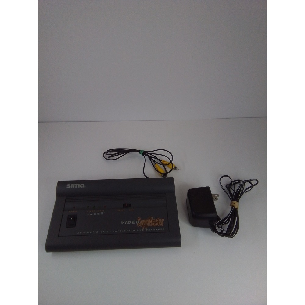 Sima Video CopyMaster Automatic Video Duplicator Enhancer VHS DVD Backup Used